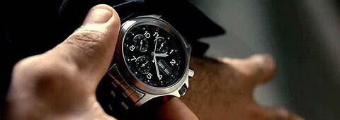 Chris Rock as Jake Hayes with the Hamilton Khaki Chrono in Bad Company (2002)