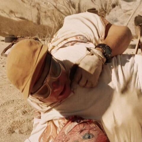 Brad Pitt as John Smith with the Casio G-Shock G2310R-1 in Mr. & Mrs. Smith (2005)