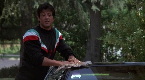 Sylvester Stallone as Rocky Balboa with the Rolex Submariner 1680/8 (Stallone) in Rocky IV (1985)