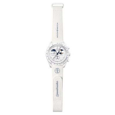 Product view of Swatch MoonSwatch Mission to Earthphase - Moonshine Gold (Cold Moon) SO33W701L