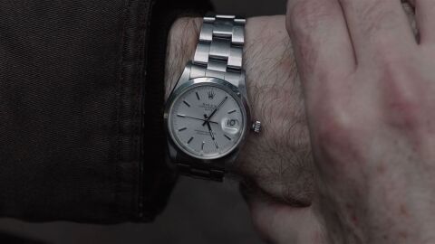 Harry Goaz as Deputy Andy Brennan with the Rolex Oyster Perpetual Date in Twin Peaks (2017)