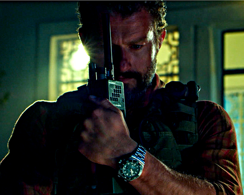 James Badge Dale as Tyrone "Rone" Woods with the Rolex Submariner 116610LN in 13 Hours: The Secret Soldiers of Benghazi (2016)