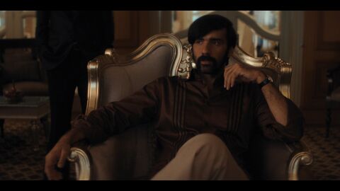 Jitin Gulati as Sadiq Kadri with the Rado Diastar in Bambai Meri Jaan (2023)
