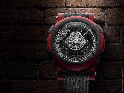Product view of RJ-Romain Jerome ARRAW Spider-Man Tourbillon 1C45T.BBBR.1023.PR.SPM19