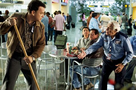 Kumar Pallana as Gupta Rajan with the Gupta's dress watch in The Terminal (2004)