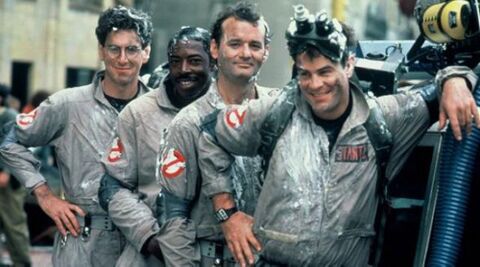 Dan Aykroyd as Ray Stantz with the Seiko M516-4009 Voice Note in Ghostbusters (1984)