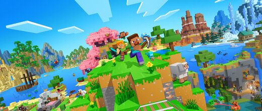 Lead artwork for Minecraft (2011)