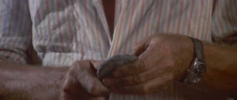 Robert Shaw as Romer Treece with the Seiko 62MAS in The Deep (1977)