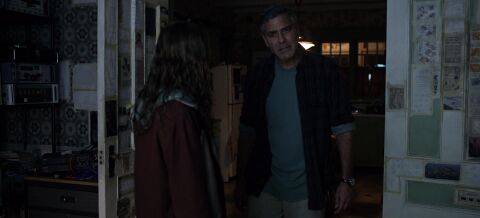George Clooney as Frank Walker with the Omega Constellation Automatic Chronometer in Tomorrowland (2015)
