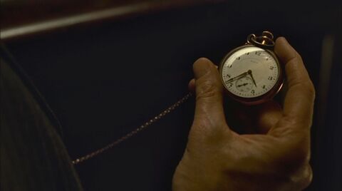 Steve Buscemi as Enoch "Nucky" Thompson with the Elgin watch in Boardwalk Empire (2010)