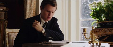 Ansel Elgort as Joe Hunt with the Seiko vintage LCD watch in Billionaire Boys Club (2018)