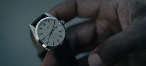 Jonathan Majors as Jesse L. Brown with the Rolex Oysterdate Precision 6694 in Devotion (2022)