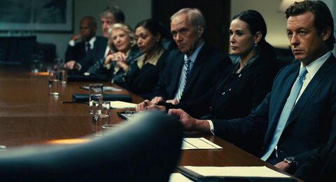 Simon Baker as Jared Cohen with the Rolex Submariner in Margin Call (2011)