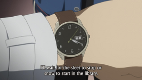 Hyouka analog watch