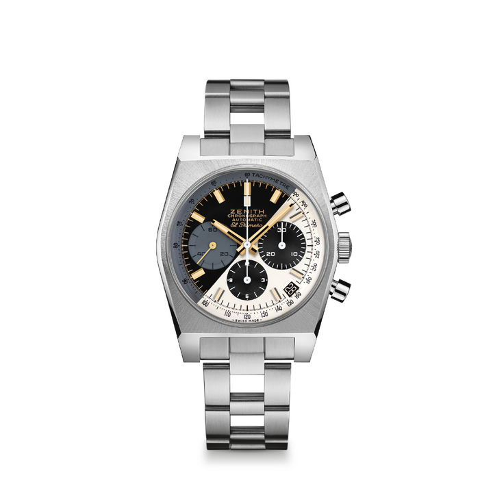 Zenith Chronomaster Revival Lupin the Third Final Edition chronograph with a split panda dial