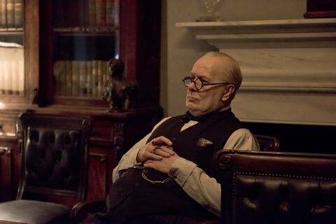 Gary Oldman as Winston Churchill with the Breguet Pocket Watch No. 765 in Darkest Hour (2017)