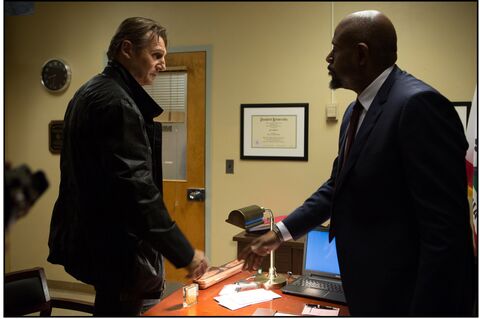 Forest Whitaker as Inspector Frank Dotzler with the Breitling Emergency in Taken 3 (2015)