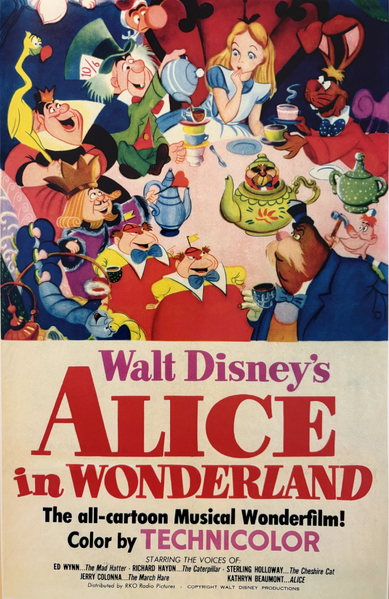File:Alice in Wonderland (1951) poster.png