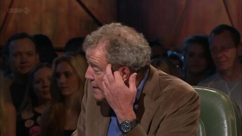 Jeremy Clarkson as Himself with the IWC Pilot's Watch Chronograph TOP GUN (ceramic) in Top Gear (2002)