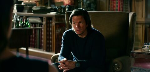 Mark Wahlberg as Cade Yeager with the Breitling Cockpit B50 Night Mission in Transformers: The Last Knight (2017)