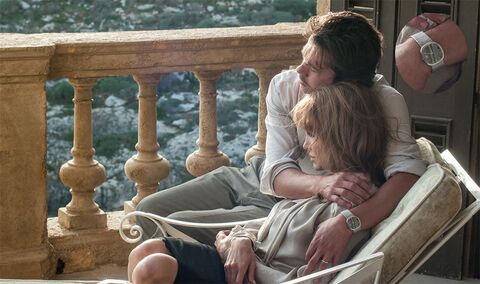 Brad Pitt as Roland with the Patek Philippe Golden Ellipse in By the Sea (2015)
