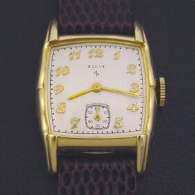 Elgin tonneau dress watch