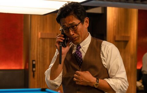 Seiyo Uchino as Jiro Kumazawa with the Rolex Day-Date 1807 in Angry Squad (2024)
