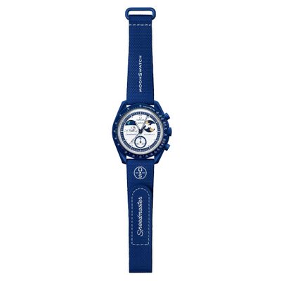 Product view of Swatch MoonSwatch Mission to Earthphase - Moonshine Gold (Beaver Moon) SO33N704L