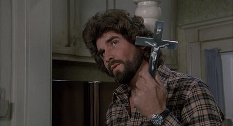 James Brolin as George Lutz with the Citizen (unidentified model) in The Amityville Horror (1979)