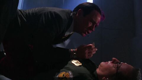 Tommy Lee Jones as Two-Face with the Oris Big Crown in Batman Forever (1995)