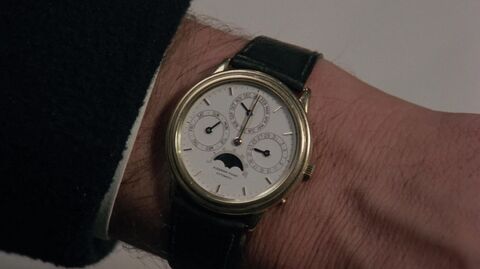 Bill Murray as Frank Cross with the Audemars Piguet Quantième Perpétuel in Scrooged (1988)