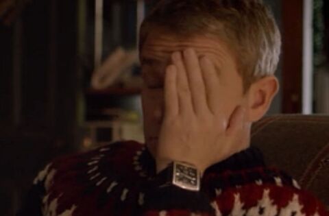Martin Freeman as Dr. John Watson with the TAG Heuer Monaco in Sherlock (2010)