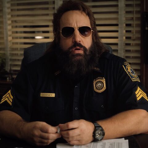 Kevin James as Officer Steve with the Casio MRW210H-1A2VCF in Hubie Halloween (2020)