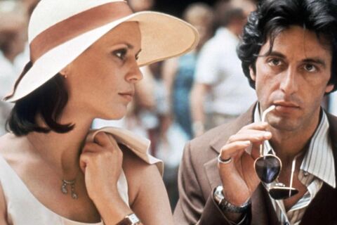 Marthe Keller as Lillian with the Cartier Tank in Bobby Deerfield (1977)