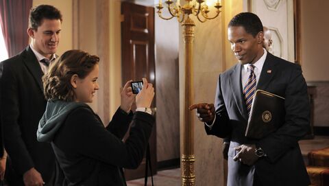 Joey King as Emily Cale with the Timex Originals T2N791 in White House Down (2013)