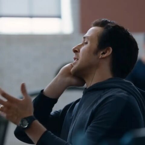 Ryan Gosling as Jared Vennett with the Casio G-Shock GW-2310-1 in The Big Short (2015)
