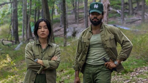 Donald Glover as John Smith with the Diver's watch in Mr. & Mrs. Smith (2024)