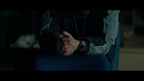 Ben Affleck as Det. Sergeant JD Byrne with the 5.11 Tactical Field Watch in The Rip (2026)