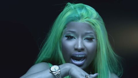 Nicki Minaj as Herself with the Rolex Day-Date in Beez in the Trap (2012)