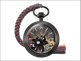PREMICO Touken Ranbu Otenta Mitsuyo Kaga Makie Pocket Watch