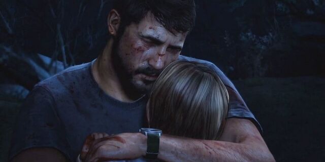 Troy Bakeras Joel Miller with the Lüm-Tec Super Combat B2 in The Last of Us (2013)