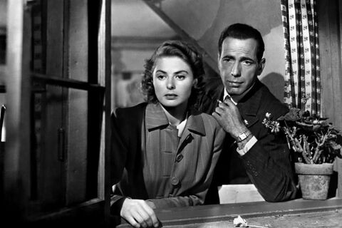 Humphrey Bogart as Rick Blaine with the Longines Bogart in Casablanca (1942)