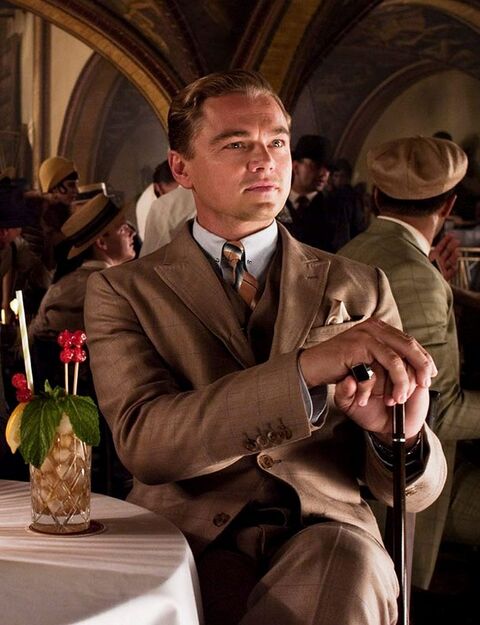 Leonardo DiCaprio as Jay Gatsby with the Jaeger-LeCoultre Reverso Grande Taille in The Great Gatsby (2013)