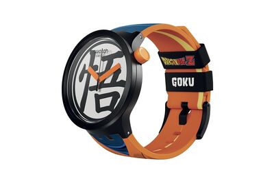 Product view of Swatch X Dragon Ball Z Goku SB01Z101