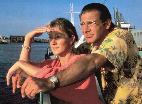 Harrison Ford as Allie Fox with the Omega Seamaster in The Mosquito Coast (1986)