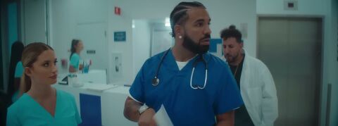 Drake as Himself with the Rolex Sky-Dweller 326259TBR in STAYING ALIVE (2022)