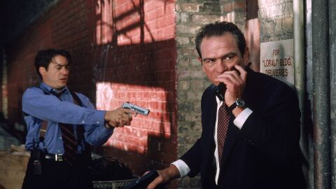 Tommy Lee Jones as Sam Gerard with the Hamilton Khaki King in U.S. Marshals (1998)