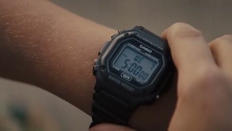 Jacob Lofland as Neckbone with the Casio F108WH-1ACF in Mud (2012)