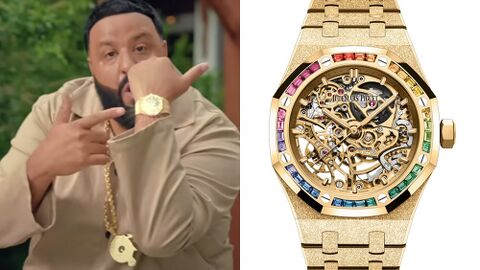 DJ Khaled as Himself with the Audemars Piguet Royal Oak Double Balance Wheel Openworked in BIG TIME (2022)