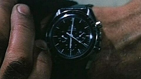 Sven-Bertil Taube as Paul Sherman with the Omega Speedmaster Professional in Puppet on a Chain (1971)